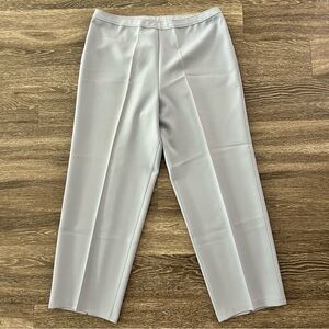 Vintage Levi’s Polyester Slacks Pull On Pants Sz 40 Light Blue Grey Straight Leg